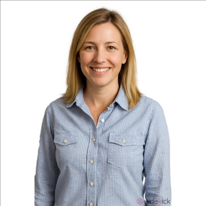 Levi's Women's Gingham Blue Button-Down Shirt Large